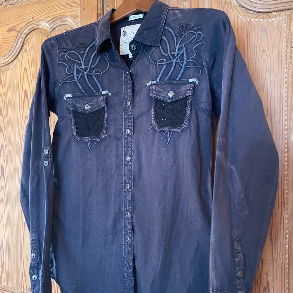 ROAR Cowgirl Button Down Shirt